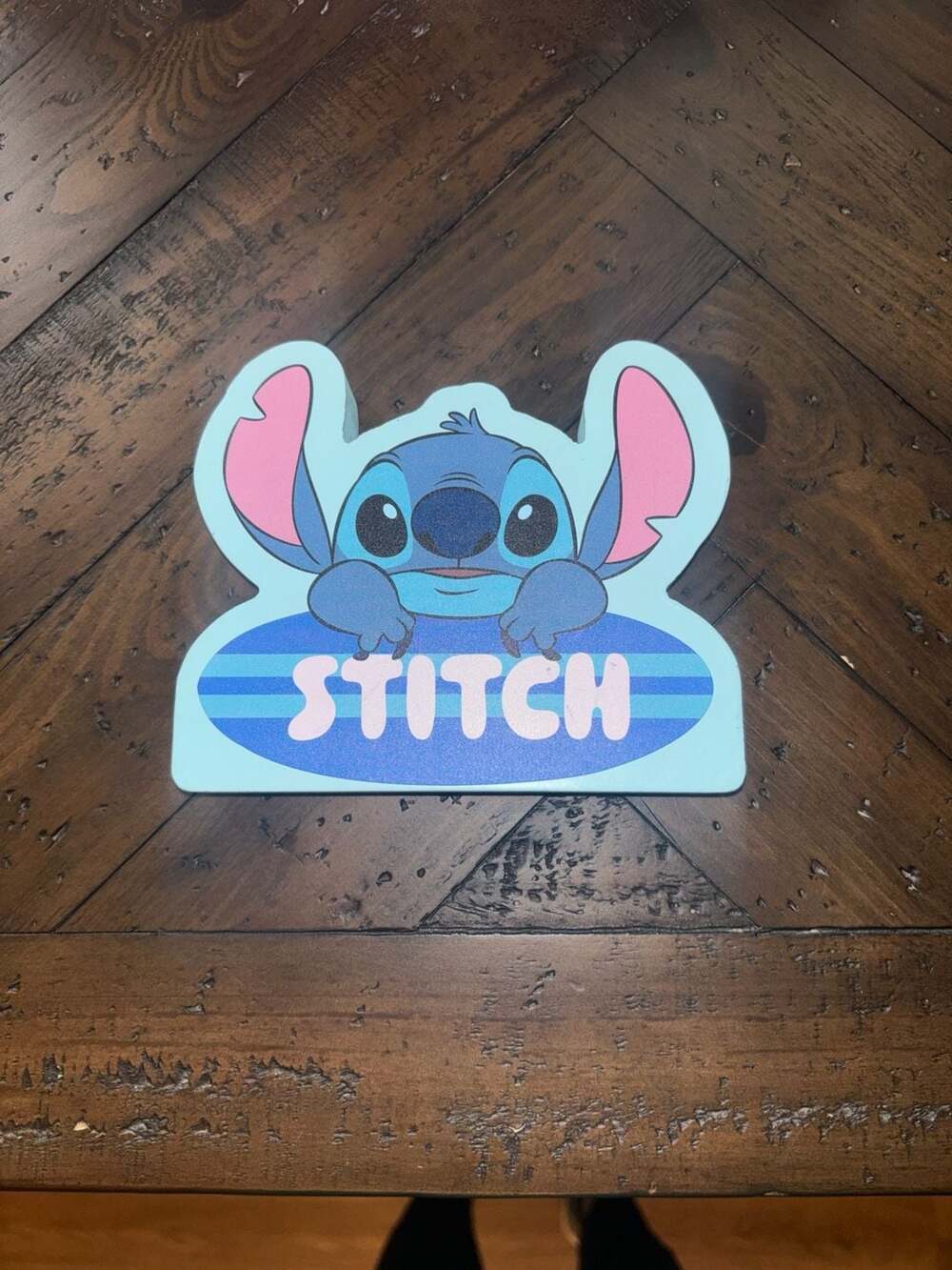 Disney Lilo & Stitch Wooden Tabletop Decor Sign